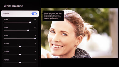 TCL X11L Calibration Settings 45