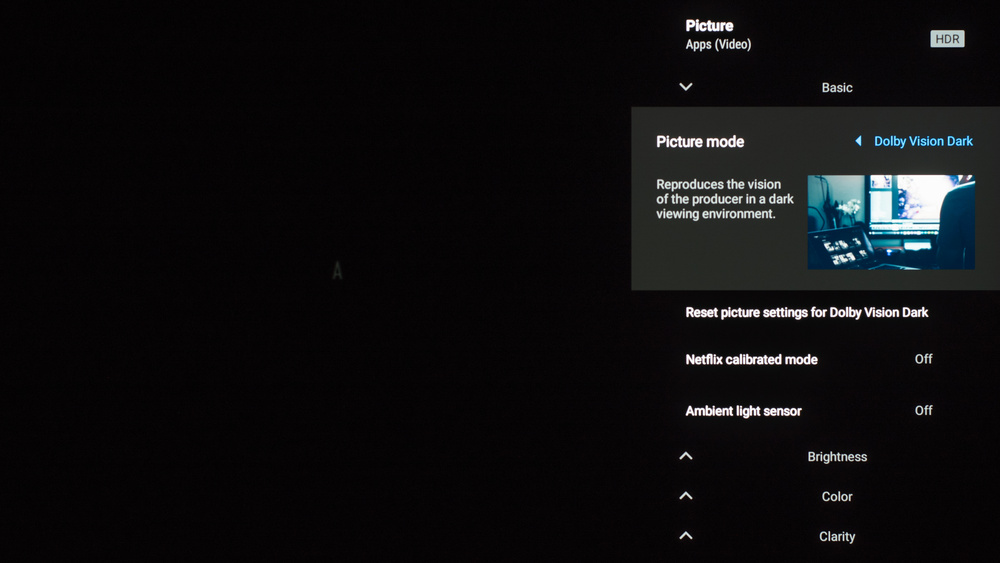 Sony A90J OLED Calibration Settings