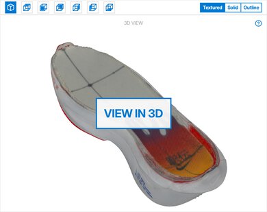 Nike Zoom Fly 6 3D Model Internal