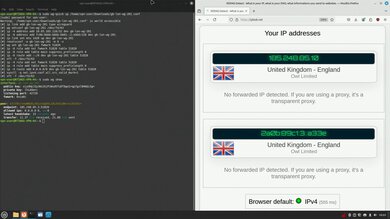 Mullvad Headless WireGuard Connection Screenshot