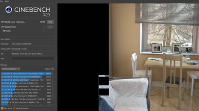 HP Stream 11 (2021) Cinebench R23 Photo