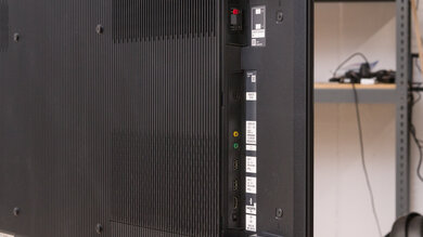 Sony A90J OLED Side Inputs Picture