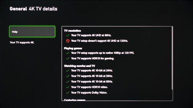 Sony X950H Xbox Series X Screenshot