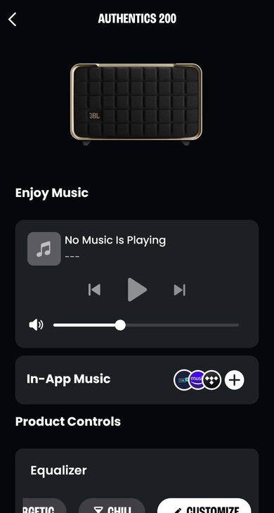 JBL Authentics 500 App Picture