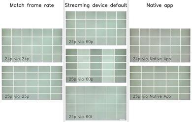 LG QNED85A Judder Video Picture