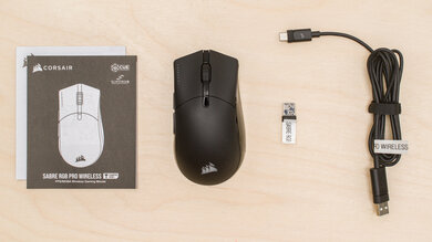 Corsair SABRE RGB PRO WIRELESS In the box picture