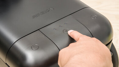 Airsign HEPA Vacuum Picture Of Controls