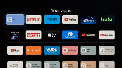 Sony A95L OLED Apps Picture