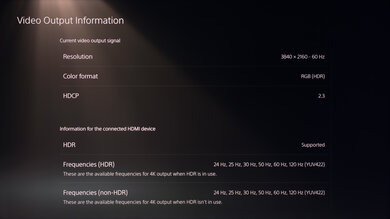 Hisense U7G PS5 Screenshot