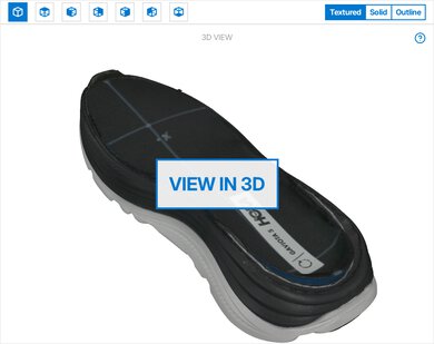HOKA Gaviota 5 3D Model Internal