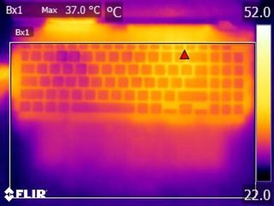 ASUS Vivobook S 16 Flip TP3604 (2023) Keyboard Temps Picture