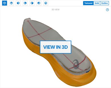 ASICS GT-2000 13 3D Model Internal