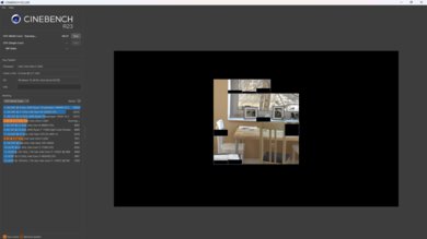 Dell 14 Plus 2-in-1 (2025) Cinebench R23 Photo