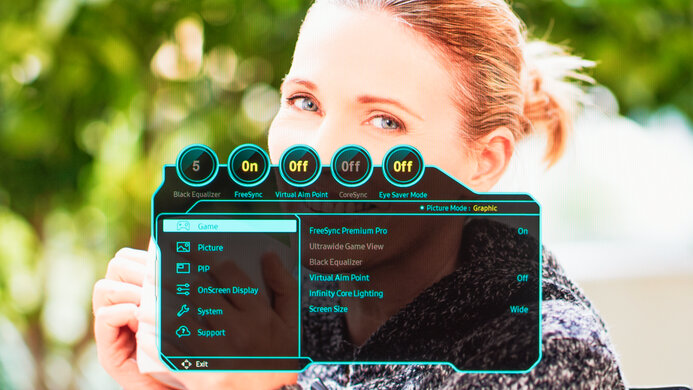 Samsung Odyssey OLED G6/G60SD S27DG60 OSD Picture