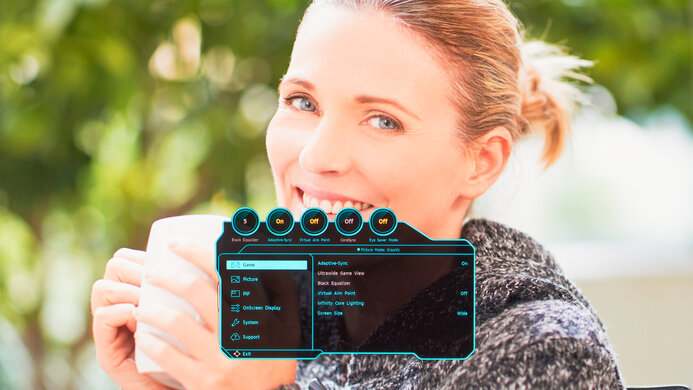 Samsung Odyssey OLED G81SF S27FG810S OSD Picture