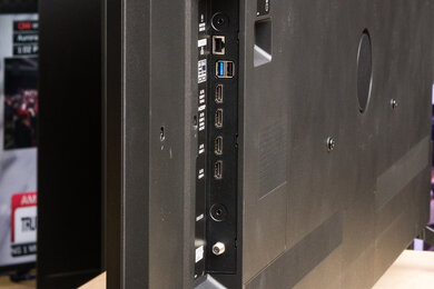 Panasonic W95A Side Inputs Picture