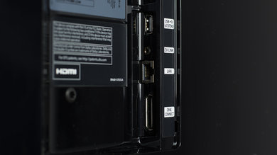 Samsung KS8000 Side Inputs Picture