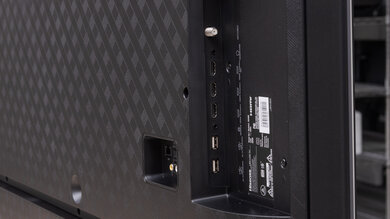 Hisense H9G Side Inputs Picture