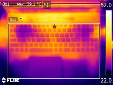 Acer Nitro V 16 (2024) Keyboard Temps Picture