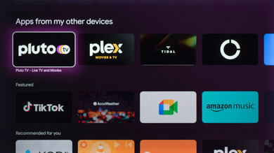 Hisense A65K Apps Picture