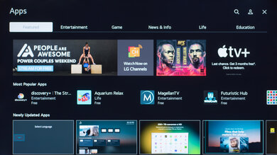 LG NANO85 2021 Apps Picture
