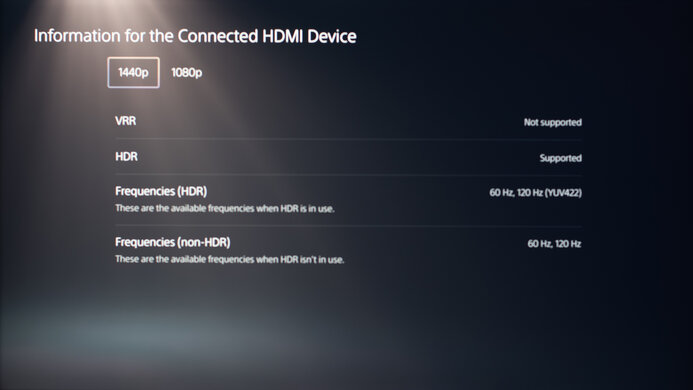 HP OMEN 27q PS5 Compatibility Photo