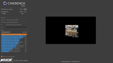 ASUS Zenbook 14X OLED UX3404 (2023) Cinebench R23 Photo