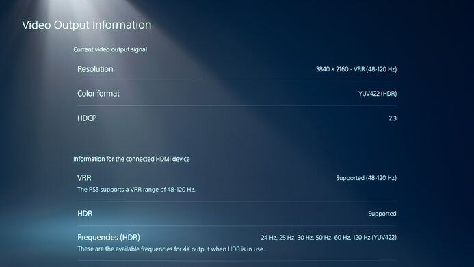 LG 48GQ900-B PS5 Compatibility Photo
