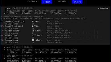 Samsung Galaxy Book5 Pro 360 (2024) Storage Performance Image