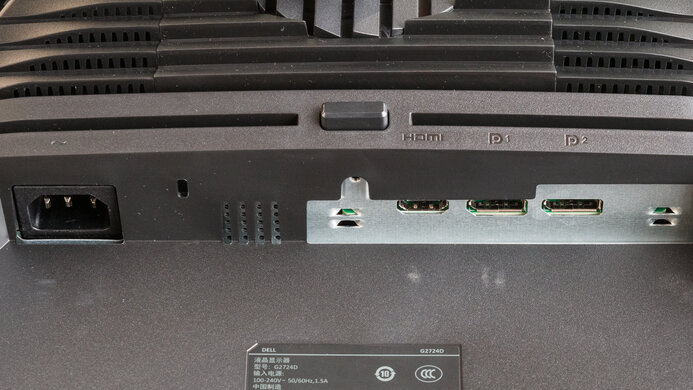 Dell G2724D Inputs 1