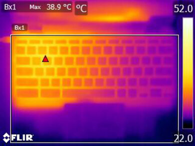 Lenovo 100e Chromebook 2nd Gen (2019) Keyboard Temps Picture