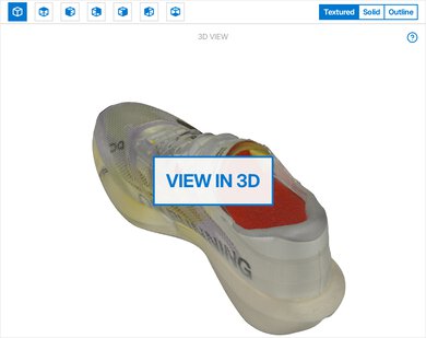 On Cloudboom Strike 2 3D Model Full Shoe