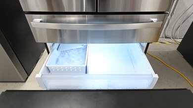 GE Profile PGE29BYTFS Ice Maker Location