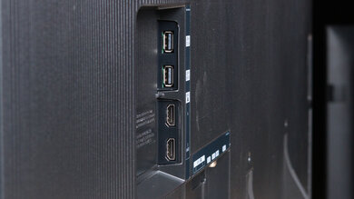 Samsung S85F OLED Side Inputs Picture