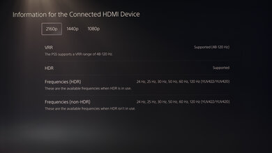 Hisense U65QF PS5 Screenshot