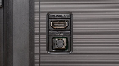 Samsung CU8000 Rear Inputs Picture