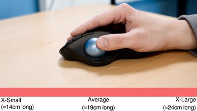 Logitech ERGO M575 Fingertip Grip Hand Recommendation