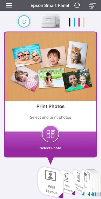 Epson EcoTank ET-3950 App Printscreen