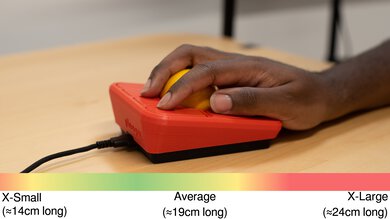 Ploopy Adept Trackball Palm Grip Hand Recommendation