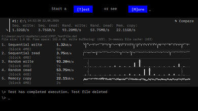ASUS Zenbook A14 UX3407 (2025) Storage Performance Image