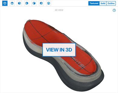 Saucony Triumph 23 3D Model Internal