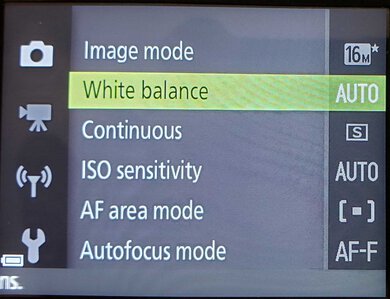 Nikon COOLPIX B600 Screen Menu Picture