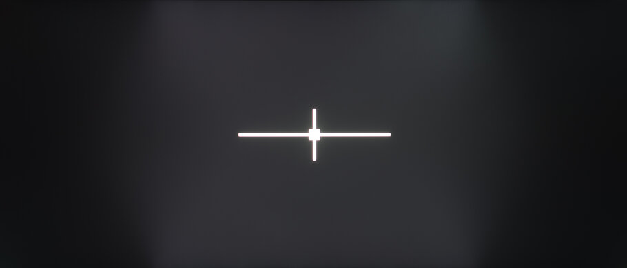 Dell Alienware AW3821DW Black Uniformity Picture With Local Dimming