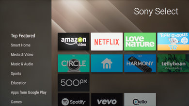 Sony X940E Apps Picture