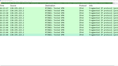 Proton VPN Wireshark IP And DNS Leak Screenshot