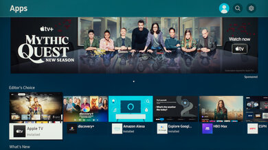 Samsung AU8000 Apps Picture