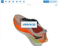 HOKA Mach X 3 3D Model Full Shoe