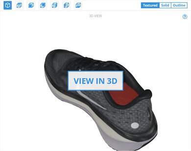 Nike Vomero 17 3D Model Full Shoe