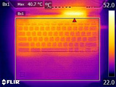 Acer Chromebook Spin 713 (2020) Keyboard Temps Picture