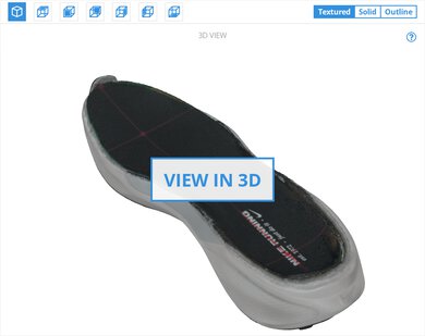 Nike Pegasus 41 3D Model Internal